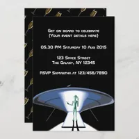 Space Themed Corporate/Adult Party customizable Invitation