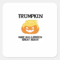 Halloween Trumpkin V3 Square Sticker