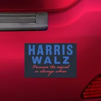 Harris Walz The Sequel is Always Worse Car Magnet