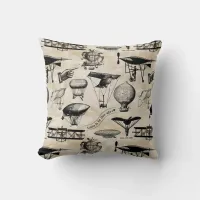 Vintage Aircraft ID913 Throw Pillow