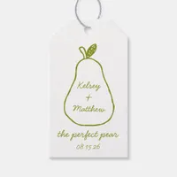 "The Perfect Pear" Whimsical Chic Wedding Shower  Gift Tags