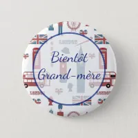 Bientôt Grand-mère Baby Shower Button