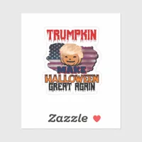 Trumpkin Halloween Classic Sticker