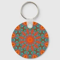 Orange Sunshine Keychain