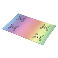 Placemat - Rainbow with Corner Design (vrt)