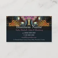 New Age Fractal Grande Business cards