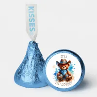 It's a Boy | Cowboy Teddy Bear Boy's Baby Shower Hershey®'s Kisses®