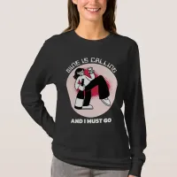 Wine is Calling and I Must Go | Drinking Humor T-Shirt