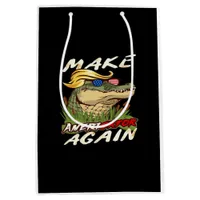Funny Make Amerigator Again Donald Parody American Medium Gift Bag