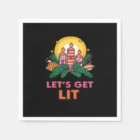 Let's Get Lit  Napkins