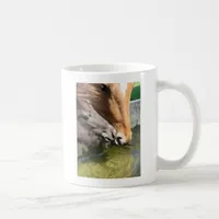 Friends Share A Drink Horses Coffee Mug