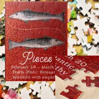 Pisces the Fish Zodiac Sign Birthday Party Jigsaw Puzzle