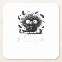 Crow F-Caw-F Square Paper Coaster
