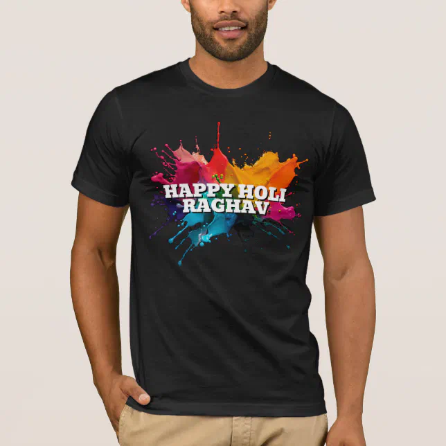 Happy Holi Colorful Splash | Celebration of India  T-Shirt