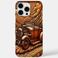 Vintage Hot Rod Leather Creation iPhone 16 Pro Max Case