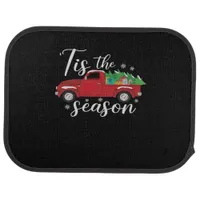 Fun Christmas Tis The Season Holiday Car Floor Mat