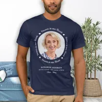 Personalized  Forever In Our Hearts Funeral Photo  T-Shirt