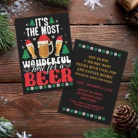 It's The Most Wonderful Time For A Beer Party  Invitation