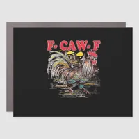 F-Caw-F Hei Hei Moana Rooster Classic Funny Graphi Car Magnet