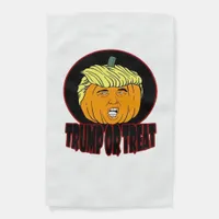 Trumpkin Or Treat Halloween Trumpkin Trick Or Trea Garden Flag