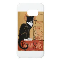 Le Chat Noir et Blanc Samsung Galaxy S7 Case