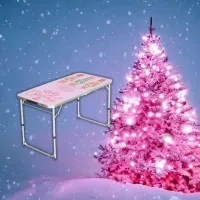 Christmas in Pink Nutcrackers on Pink |  Beer Pong Table