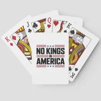 No Kings In America USA Creative Style Poker Cards