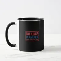 No Kings In America Since 1776 Patriotic Retro Cla Mug