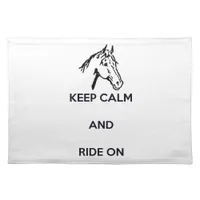 Keep Calm and Ride On Placemat