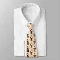 Retro Santa Christmas Neck Tie