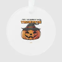 Happy Halloween Trumpkin Classic Ornament