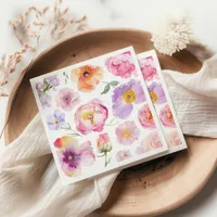 Colorful Floral  Napkins