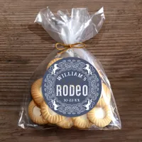 First Rodeo 1st Birthday Sticker – Navy Blue Weste