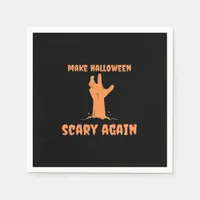 Make Halloween Scary Again Zombie Classic Trumpkin Napkins