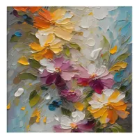 Abstract Flowers Acrylic Print