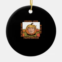Halloween -  Trumpkin Election Classic Ceramic Ornament