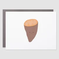 I Yam What I Yam Trendy Quote Vibe Car Magnet