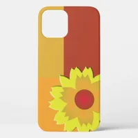 Sunflower Color Block iPhone 12 Case