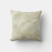 Abstract Brushstrokes Whites and Tans Throw Pillow