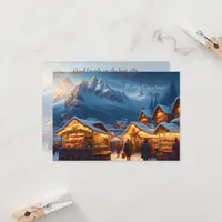 Christmas market in the mountains - open house  invitation