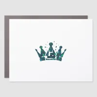 No Kings In America Freedom Aesthetic Car Magnet
