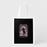 Cat Cottagecore Academia Goblincore Witch Goth Men Grocery Bag