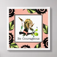 Be Courageous Child's Boho Framed Art