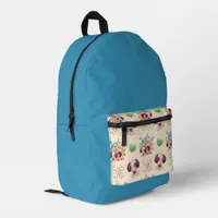 Adorable Dog Pattern  Printed Backpack