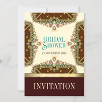 Bohemian Stars Bridal Shower Invitation