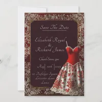 A Day to Remember Wedding Dress Invitation