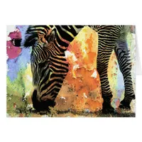 Colorful Zebra Grunge