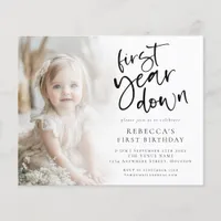 Budget First Year Down Photo 1st Birthday