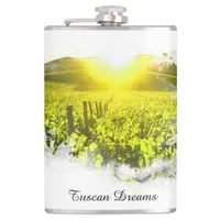 *~* Vineyard Tuscan Sunset  Italy AR21 Liquor Flask