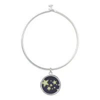 Golden Starburst Bangle Bracelet